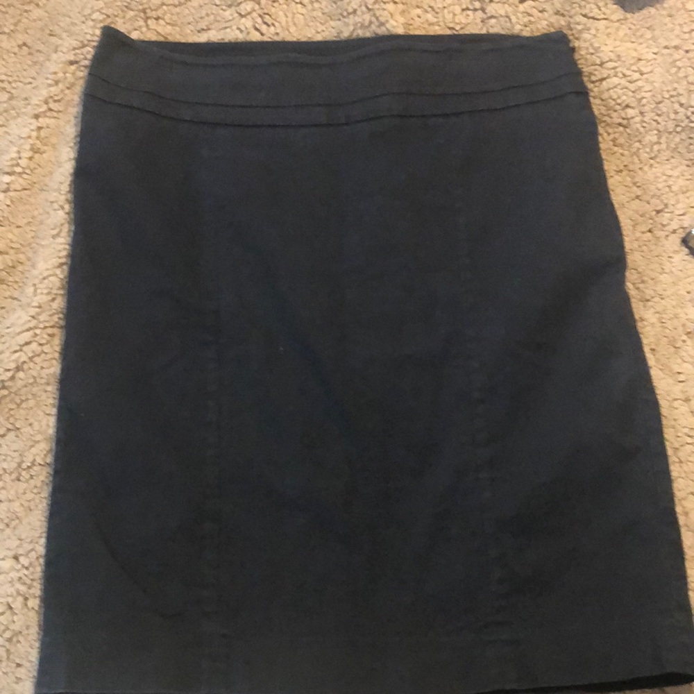 Loft black lined skirt. Size 10